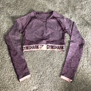 Gymshark long-sleeve crop top
